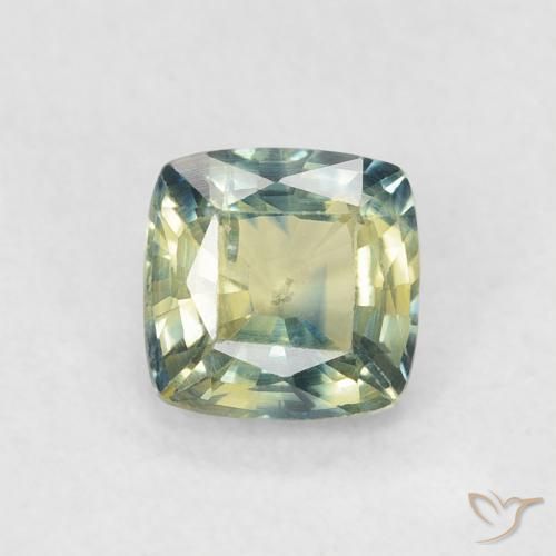 0.59ct Natürlicher Mehrfarbig Saphir, Kissen, VS