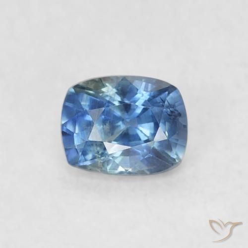 0.35ct Natürlicher Blau Saphir, Kissen, VS