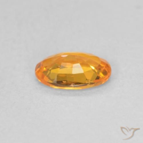 9,17 ctw natürlicher Aprikose Orange Saphir, Oval, VS