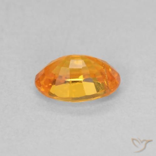9,17 ctw natürlicher Mittelorange Saphir, Oval, VS