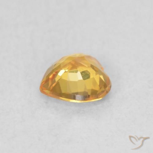 9,17 ctw natürlicher Medium Dark-Golden Saphir, Herz, VS