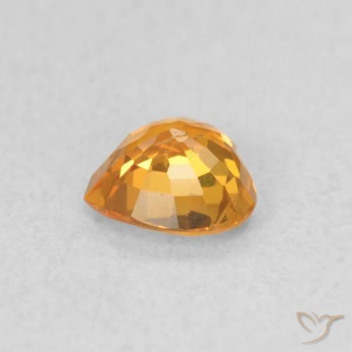 9,17 ctw natürlicher hellorange Saphir, Herz, VS