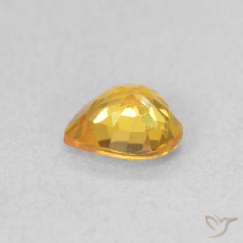 9,17 ctw natürlicher Golden Saphir, Herz, VS