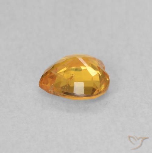 9,17 ctw natürlicher hellorange Saphir, Herz, VS