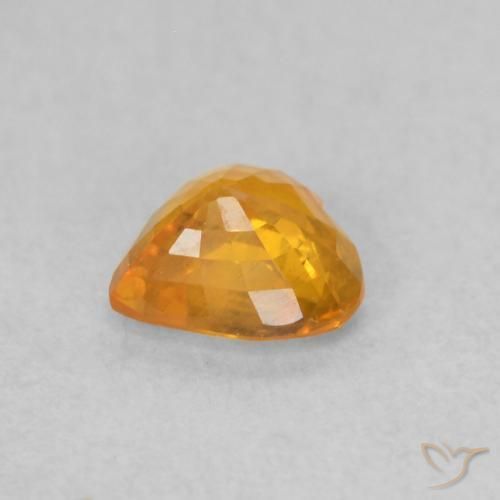 9,17 ctw natürlicher Mittelorange Saphir, Herz, VS