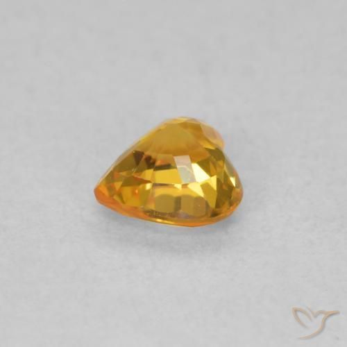 9,17 ctw natürlicher hellorange Saphir, Herz, VS