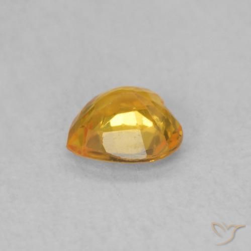 9,17 ctw natürlicher Mittelorange Saphir, Herz, VS