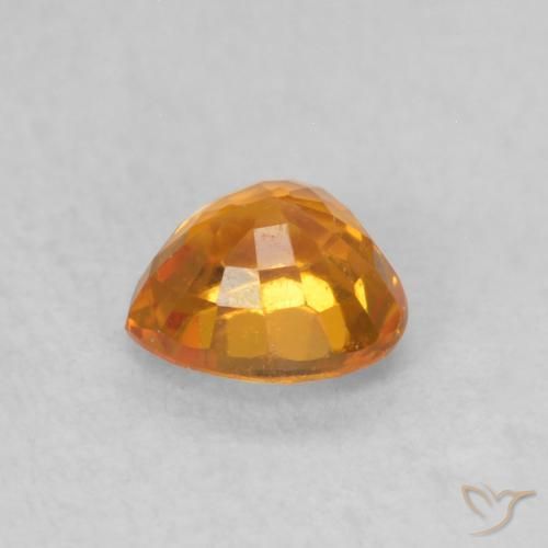 9,17 ctw natürlicher Mittelorange Saphir, Herz, VS