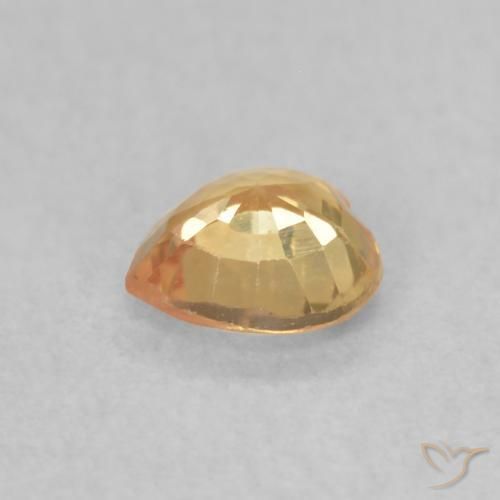 9,17 ctw natürlicher Golden Saphir, Herz, VVS-VS
