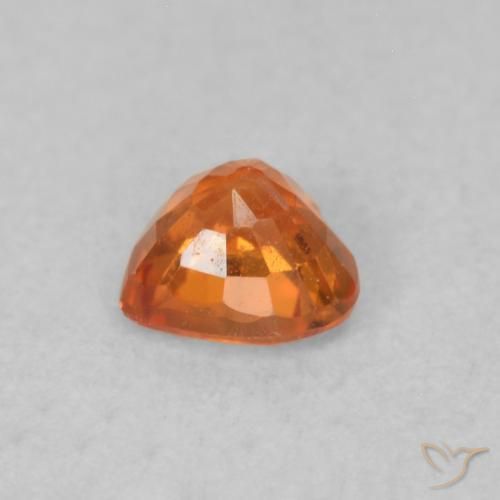 9,17 ctw natürlicher hellorange Saphir, Herz, VS
