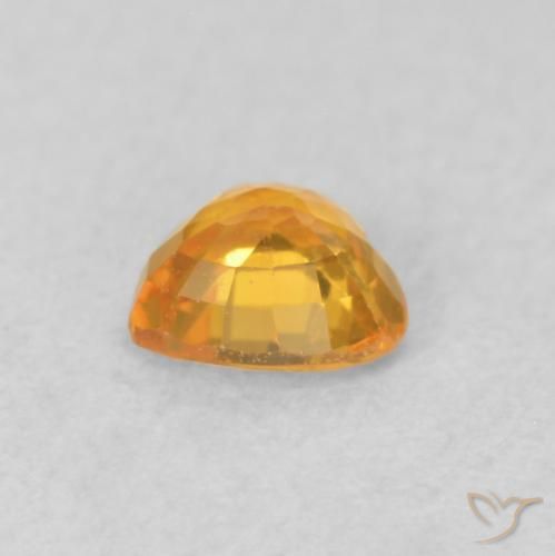 9,17 ctw natürlicher Aprikose Orange Saphir, Herz, VS