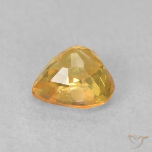 9,17 ctw natürlicher Golden Saphir, Herz, VS