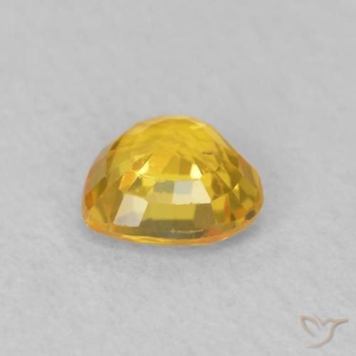 9,17 ctw natürlicher Gold-Orange Saphir, Herz, VS