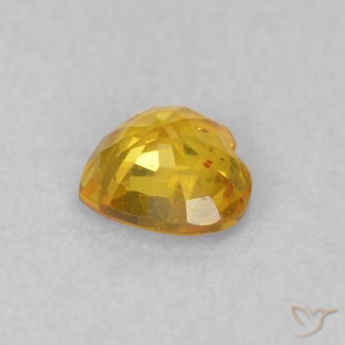 9,17 ctw natürlicher Golden Saphir, Herz, VS
