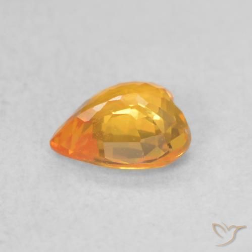9,17 ctw natürlicher Golden Saphir, Herz, VVS-VS