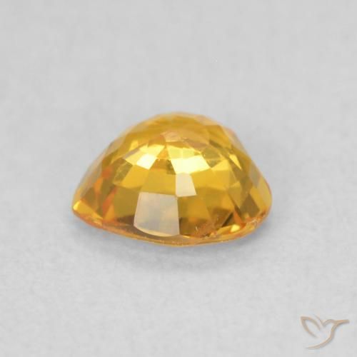 9,17 ctw natürlicher Mittelgold Saphir, Herz, VS