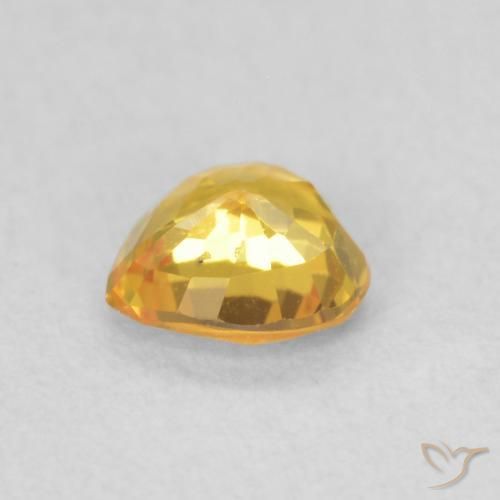 9,17 ctw natürlicher Golden Saphir, Herz, VS