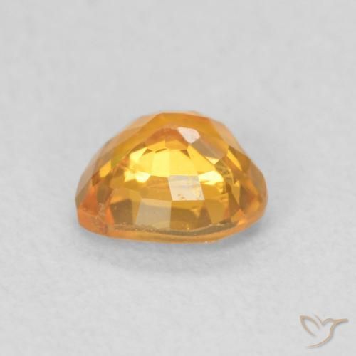 9,17 ctw natürlicher Golden Saphir, Herz, VS