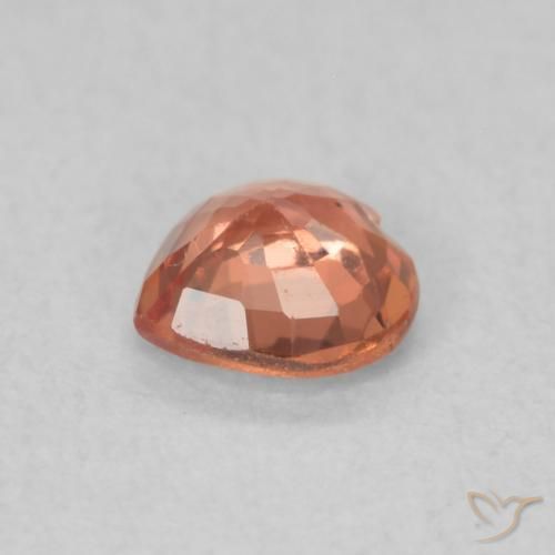 9,17 ctw natürlicher orange-rot Saphir, Herz, VS