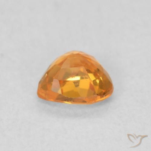 9,17 ctw natürlicher Mittelorange Saphir, Herz, VS