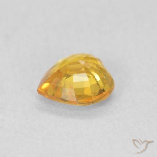 9,17 ctw natürlicher Golden Saphir, Herz, VS
