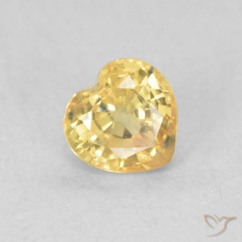 9,17 ctw natürlicher gold-orange Saphir, Herz, VVS-VS
