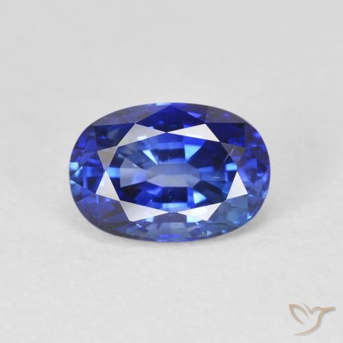 2.20ct Natürlicher Königsblau Saphir, Oval, VS