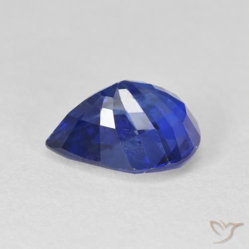 9,17 ctw natürlicher Kornblumenblau Saphir, Birnenform, VS