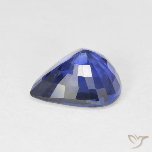 9,17 ctw natürlicher Kornblumenblau Saphir, Birnenform, VVS