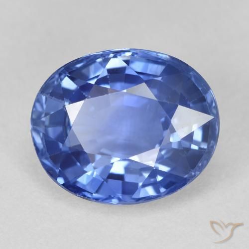 9,17 ctw natürlicher Mittleres Marineblau Saphir, Oval, VVS-VS