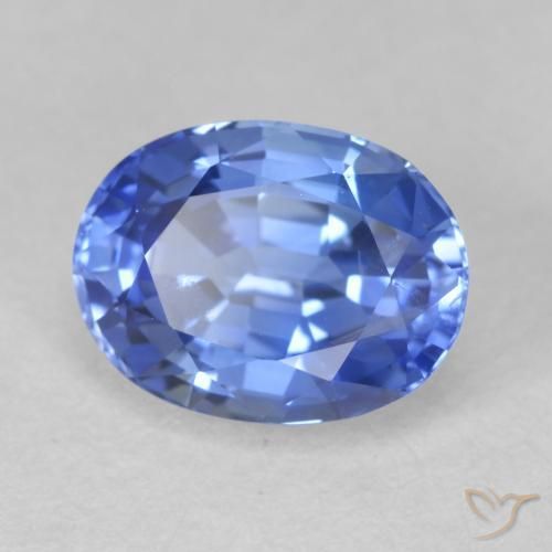2.16ct Natürlicher Mittleres Marineblau Saphir, Oval, VS