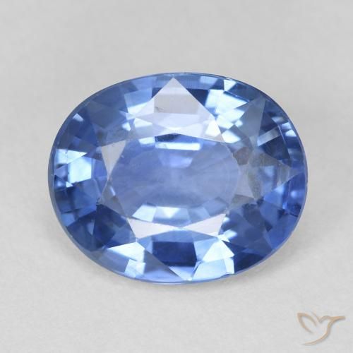 4.25ct Natürlicher Mittleres Dunkelblau Saphir, Oval, VVS-VS