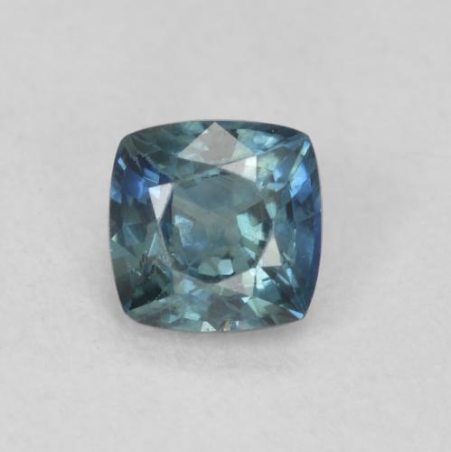 0.56ct Natürlicher grünlich-blau Saphir, Kissen, VS
