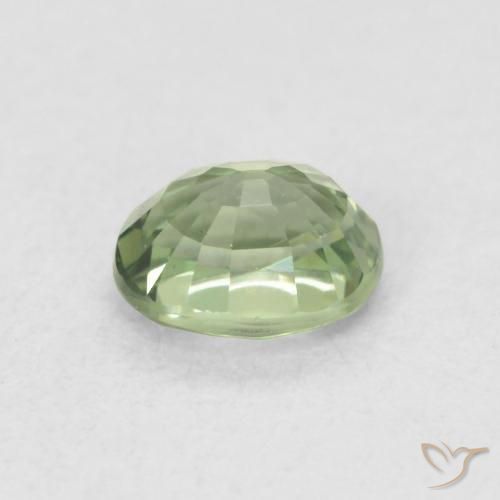 9,17 ctw natürlicher Medium Light Green Saphir, Oval, VVS-VS