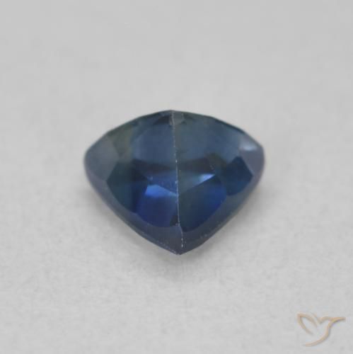 9,17 ctw natürlicher Blaugrün Saphir, Trillion, VS