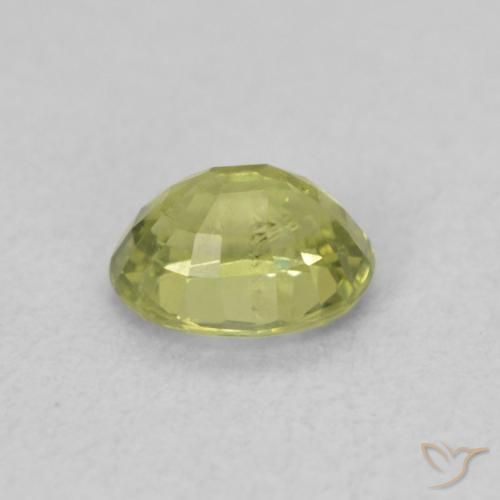 9,17 ctw natürlicher Warmes Waldgrün Saphir, Oval, VS