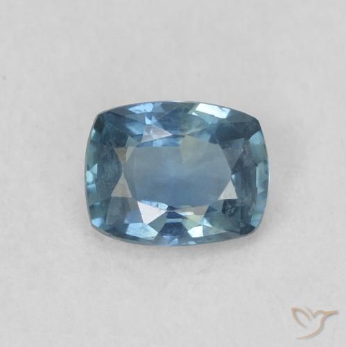 0.42ct Natürlicher Blau Saphir, Kissen, VS