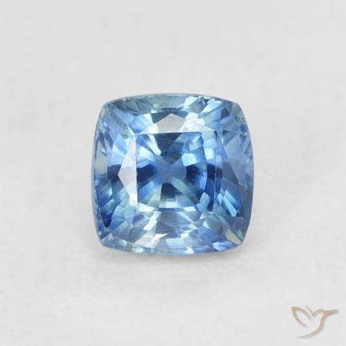 0.57ct Natürlicher hellblau Saphir, Kissen, VVS-VS
