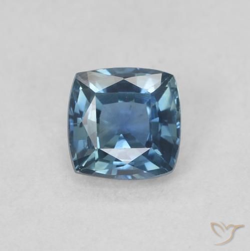 0.48ct Natürlicher tiefblau Saphir, Kissen, VVS-VS