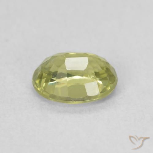 9,17 ctw natürlicher Mittelgrün Saphir, Oval, SI