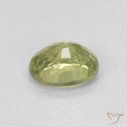 9,17 ctw natürlicher Olivgrün Saphir, Oval, VS