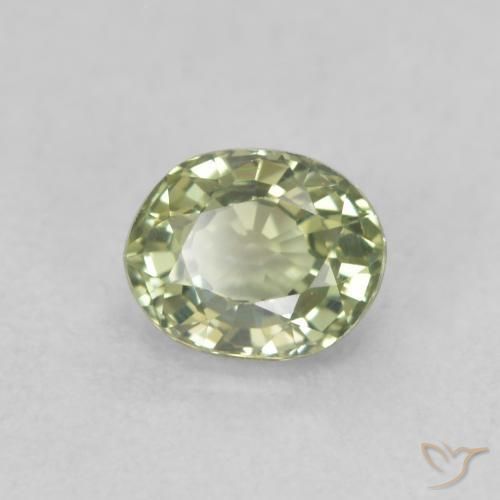 9,17 ctw natürlicher Medium Dark-Green Saphir, Oval, VVS