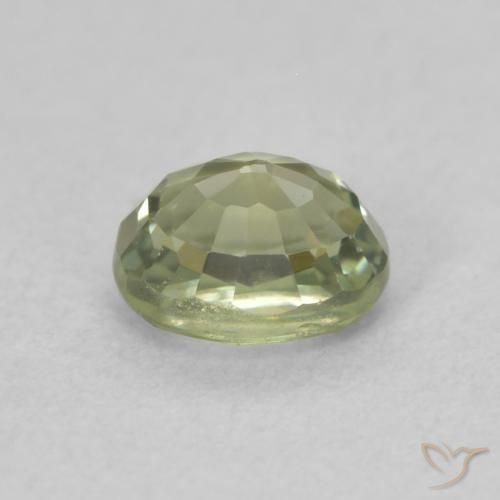 9,17 ctw natürlicher Warmes Waldgrün Saphir, Oval, VVS