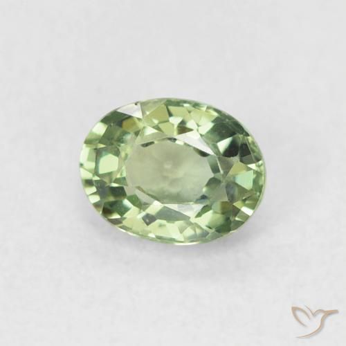 9,17 ctw natürlicher Waldgrün Saphir, Oval, VVS