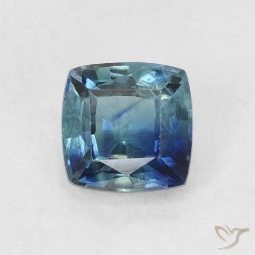 0.54ct Natürlicher Tiefes Marineblau Saphir, Kissen, VS