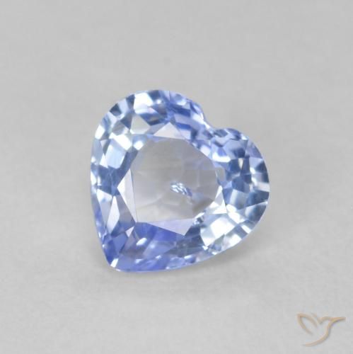 9,17 ctw natürlicher Pastellblau Saphir, Herz, VS-SI