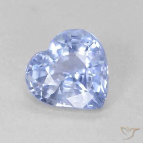 9,17 ctw natürlicher Pastellblau Saphir, Herz, VS