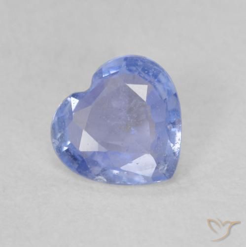0.51ct Natürlicher Purpurblau Saphir, Herz, VS