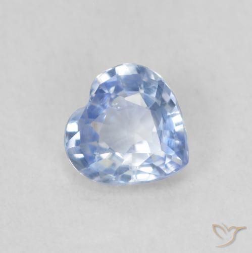 9,17 ctw natürlicher Pastellblau Saphir, Herz, VS