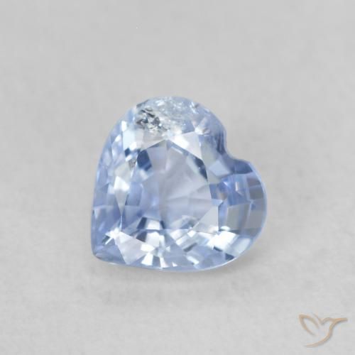 9,17 ctw natürlicher Pastellblau Saphir, Herz, VS-SI